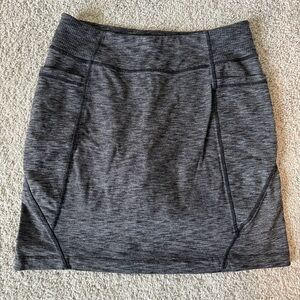 Athleta Charcoal Metro Skort - Small Tall